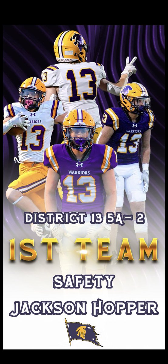 Blessed to get 1st Team All district (2x) #BTS @FootballPieper @Stbake17