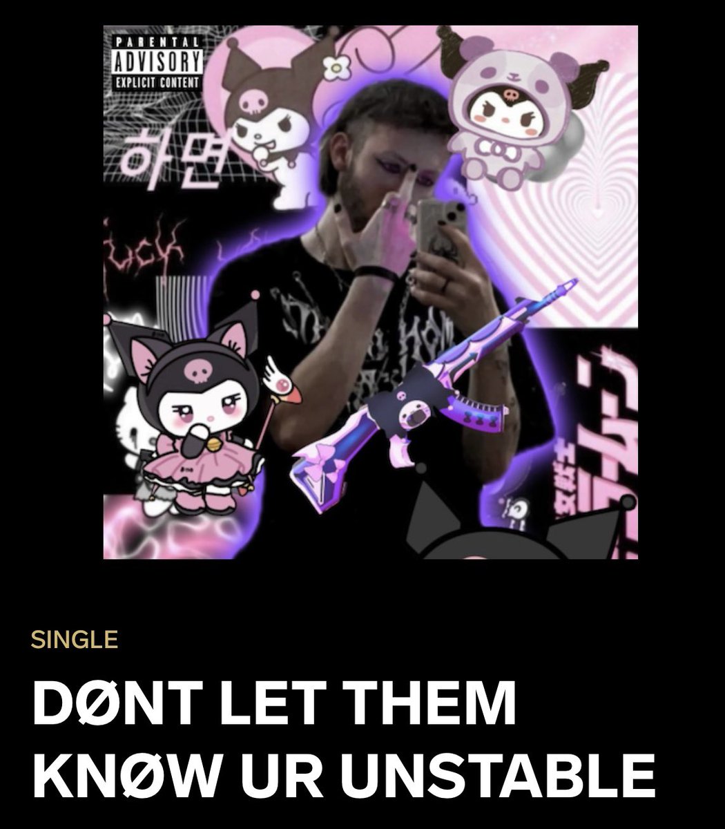 ENDTOMYSOUL's tweet photo. 🖤NEW SINGLE ALERT🖤
“DØNT LET THEM KNOW UR UNSTABLE” 
Release date reveal soon❗️ https://t.co/hwjTZ61gOb
