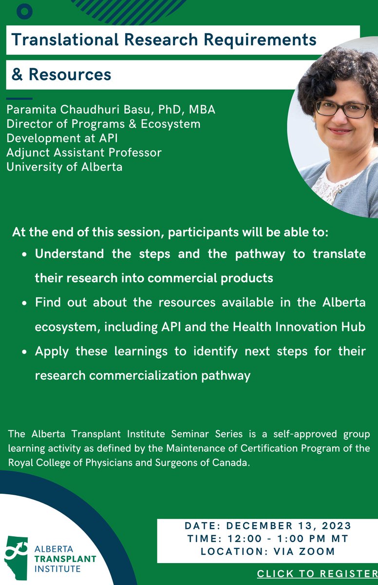 We are very excited to host Dr. Paramita Chaudhuri Basu for a virtual seminar! Join us!  
 
🗓️Date: December 13, 2023   
⏲️Time: 12-1 PM MT  
📍Location: Virtual via Zoom👉shorturl.at/fBGM7