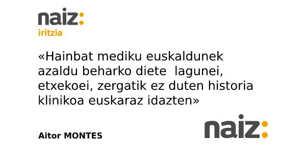 Galdera/interpelazio zuzena mediku eta erizain euskaldunei, hala nola euskalgintzari. Zergatik ez duzue idazten eta eskatzen historia klinikoa euskaraz? Noiz arte itxaron behar duzue? #langilebatengalderak