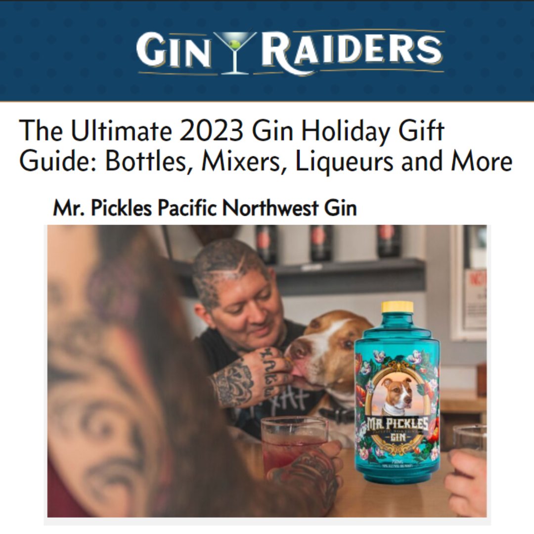 Mr. Pickles Pacific Northwest Gin - Gin Raiders