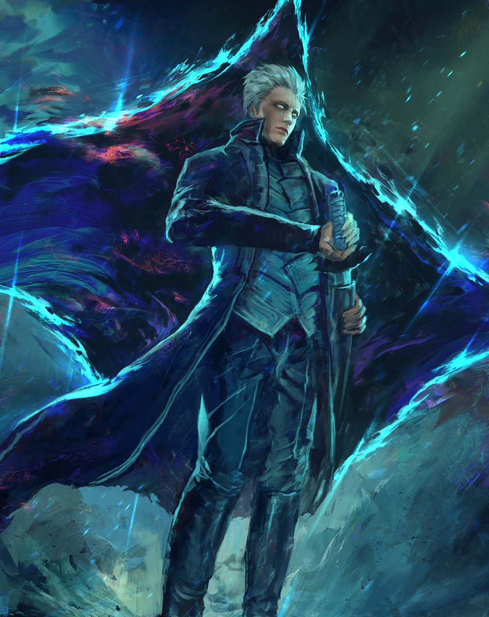 dante and vergil (devil may cry and 1 more) drawn by cumcmn