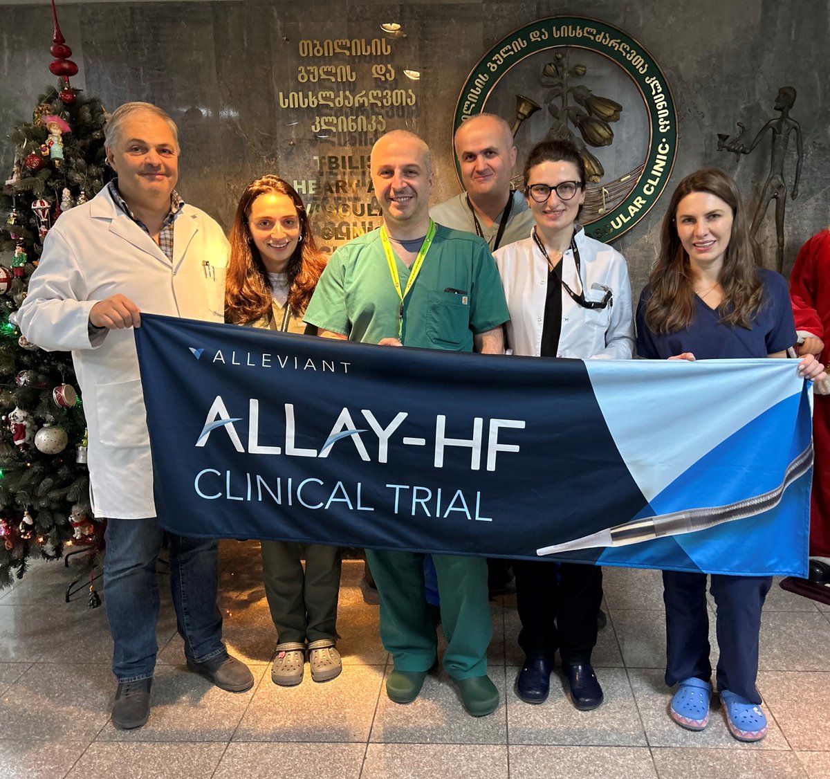 Congratulations to Prof. <a href="/ShaburishviliT/">Tamaz Shaburishvili</a>, Dr. Giorgi Shaishmelashvili, <a href="/TeonaZirakashv1/">Teona Zirakashvili</a>, <a href="/MZhividze1/">Maia Zhividze</a> and the team at the Tbilisi Heart &amp; Vascular Clinic on their recent #ALLAYHF randomizations!

#atrialshunt #HFpEF #heartfailure #structuralheart #interventionalcardiology