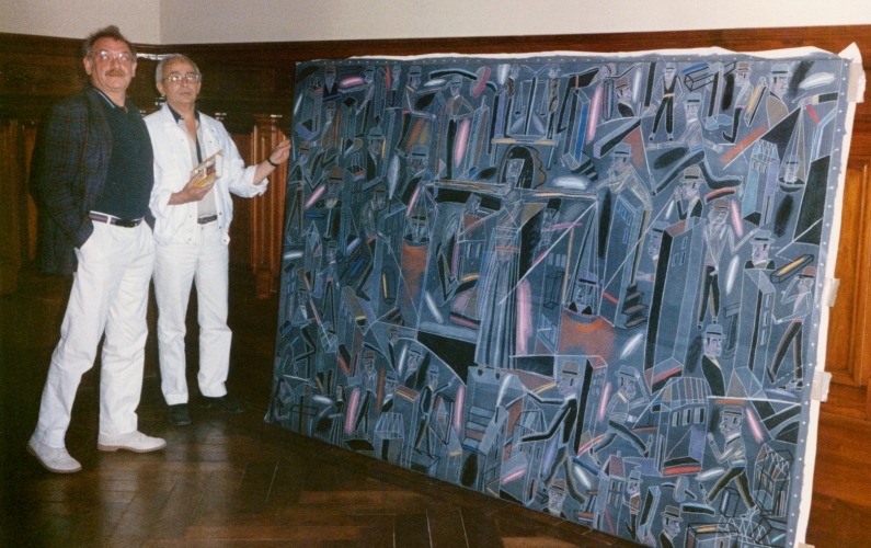 JusticiaCba_ARG's tweet image. El TSJ prestó obra de #Seguí para exposición del Centro de Arte Contemporáneo Museo Chateau Carreras organizada por @AgCbaCultura. 

🏦Se trata del cuadro “La Justicia” realizado en 1988 por #AntonioSeguí.  

justiciacordoba.gob.ar/JusticiaCordob…