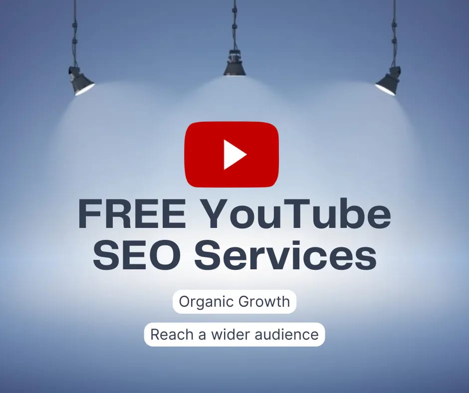 YouTube SEO Services!

Don't miss out on this fantastic opportunity to take your YouTube channel to the next level with our FREE YouTube SEO services. Let's grow together!

#YouTubeSEO  #ContentCreators #YouTubeBeginners #SEOExperts #VideoOptimization #YouTubeSuccess