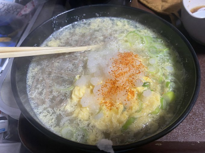 ちょとお夜食
おろしそば 