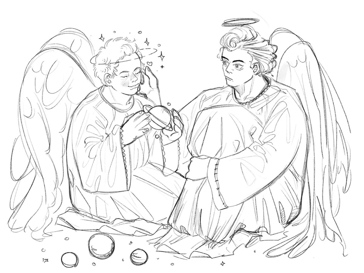 {DOODLE} 
Alpha Centauri 🪐✨💫
#CrowAzi #ineffablehusbands #GoodOmensS2 #GoodOmensFanArt #GoodOmens