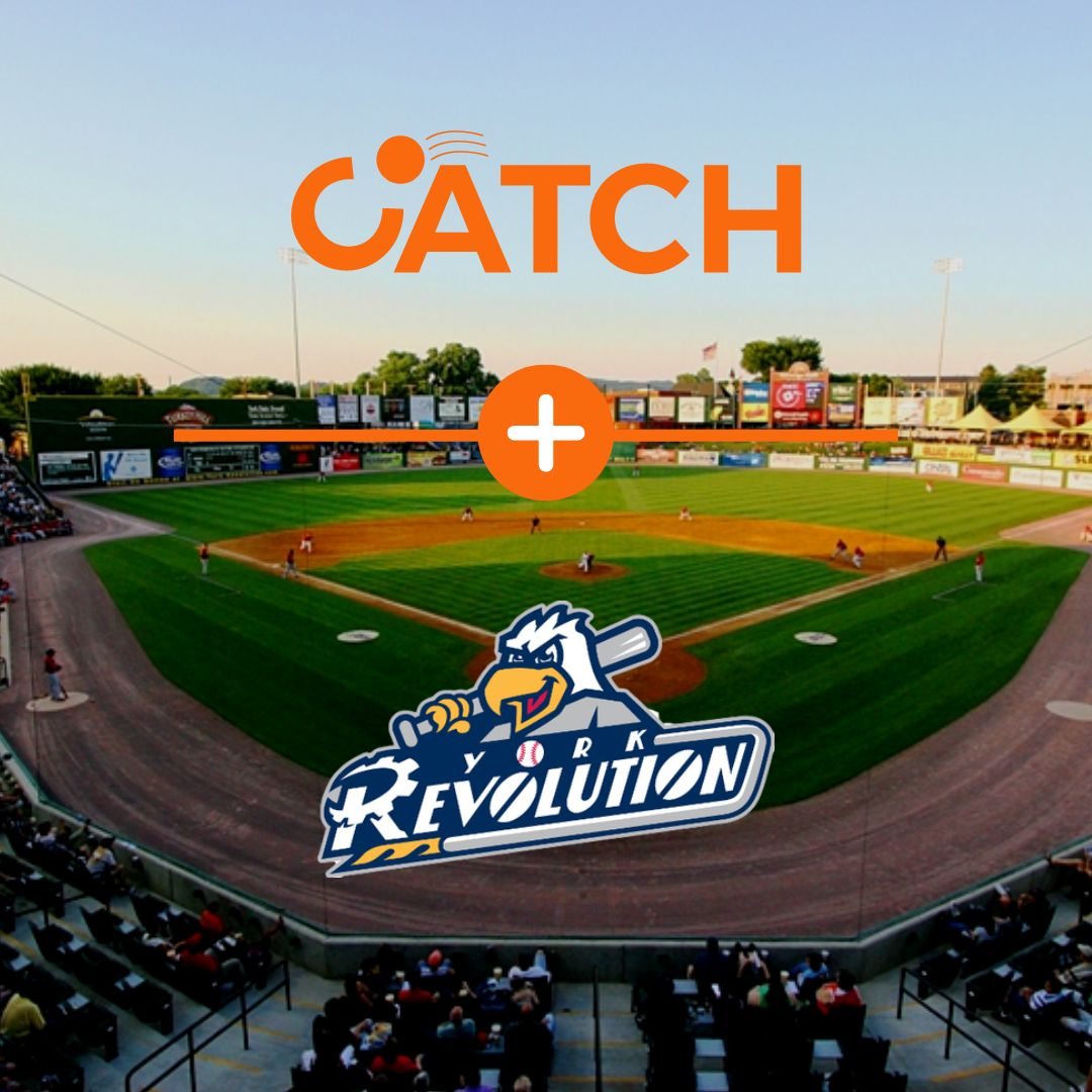 ⚾ + 📱 = Game-Changing Partnership! Excited to share that Catch is joining forces with the York Revolution for in-seat mobile ordering! Say goodbye to lines and hello to more time enjoying the game. Ready to revolutionize your ballpark experience? 🚀 #MobileOrdering #GameDayWin