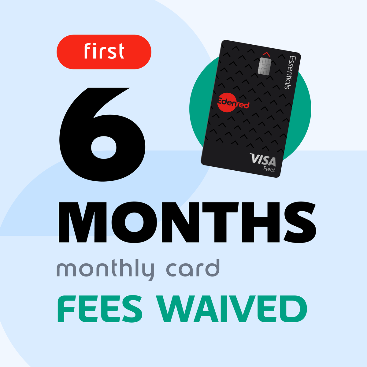 This is the perfect time to join Edenred Essentials Visa fleet card. Take us for a test drive and enjoy 6 months of WAIVED monthly card fees! Start the savings right out of the gate and we're confident you'll never look back. 

Save today: hubs.la/Q02bwDfh0

#fuelcard #visa