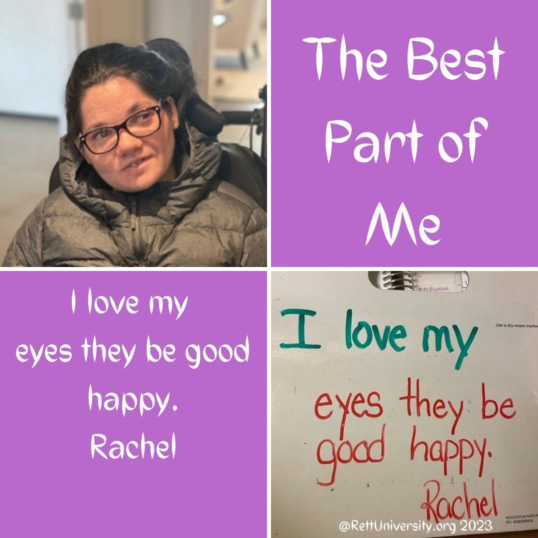 girlpower2cure's tweet photo. #MondayMotivation #TheBESTPartOfMe Meet Rachel who says the best part of her is her eyes because they are good and happy. They are Rachel and you have an amazing smile as well. Thanks for sharing with us! https://t.co/CFc2PETm4x