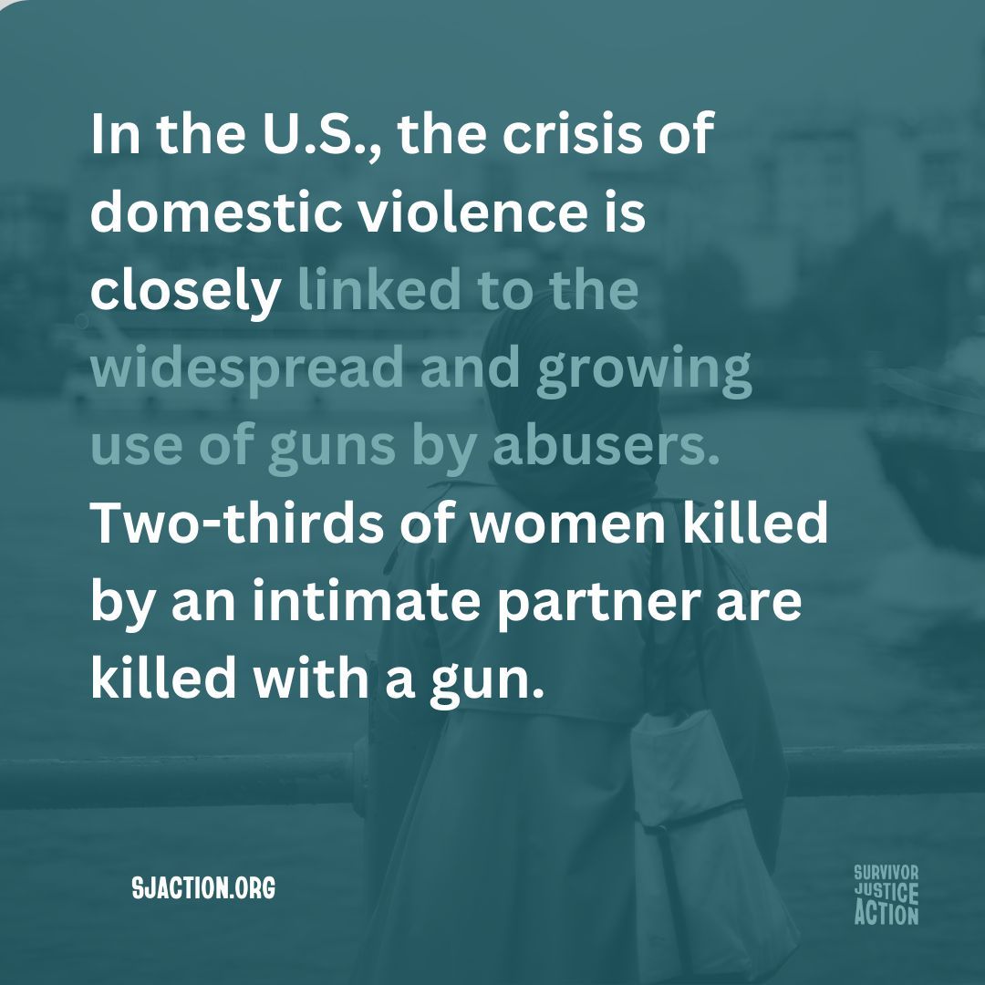 Existing loopholes in federal and state law allow access to guns by abusive partners and stalkers, often with deadly results. The evidence is clear: Common-sense laws that keep guns out of the hands of abusive partners reduce gun violence and domestic violence. #EndDVNow