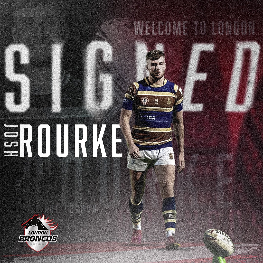 LondonBroncosRL's tweet photo. 🗣️| 𝑱𝑶𝑺𝑯 𝑹𝑶𝑼𝑹𝑲𝑬 𝑰𝑺 𝑨 𝑩𝑹𝑶𝑵𝑪𝑶!

✍️ London Broncos are delighted to announce Josh Rourke has signed for 2️⃣0️⃣2️⃣4️⃣.

👏 Rourke impressed at @OfficialHavenRl last season picking up 5️⃣ Player of the Year awards!!

#WeAreLondon🏉 https://t.co/3wpJcTb1OH