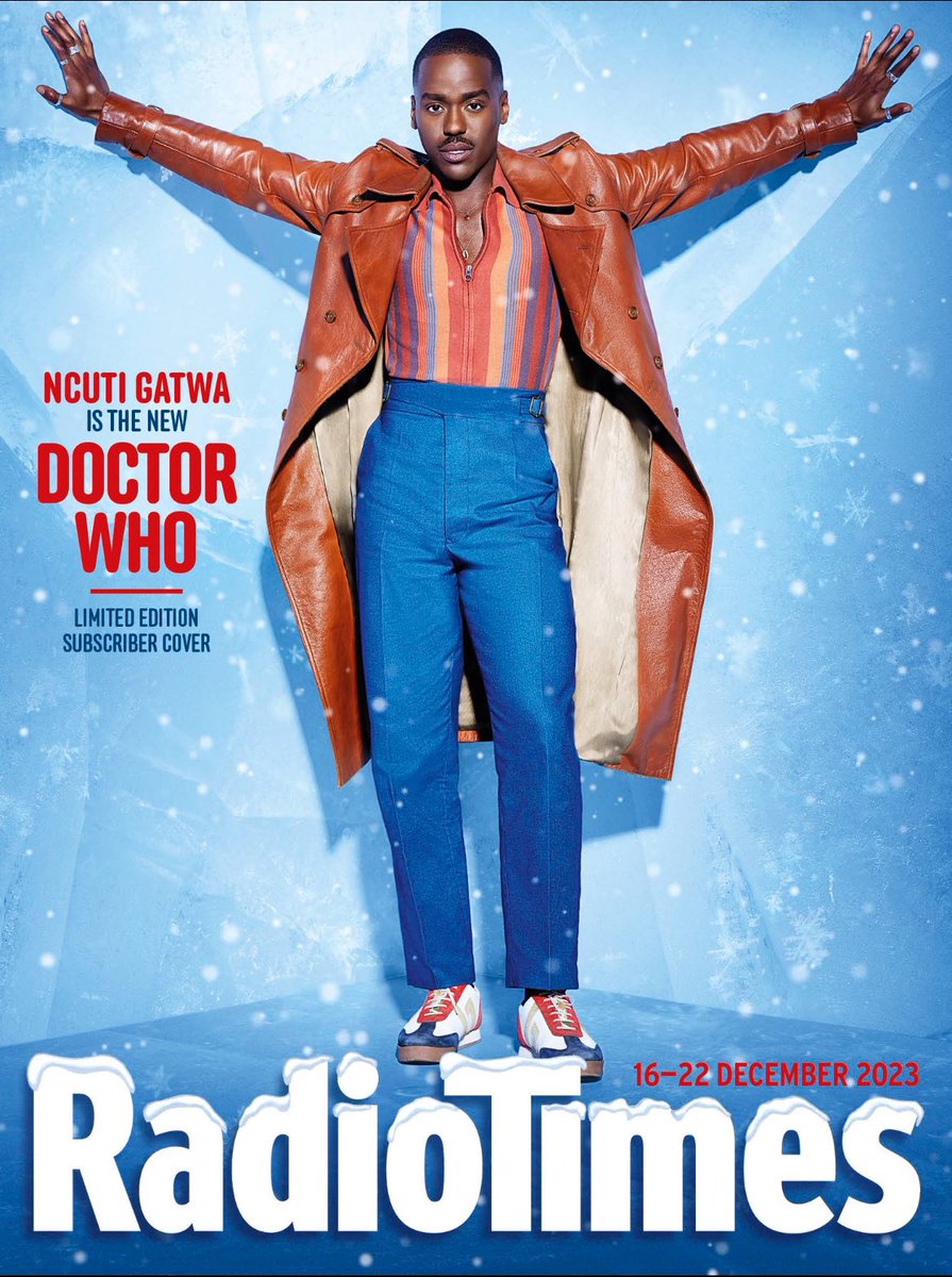 Yoshitaka Kono (@kono_yoshi) on Twitter photo Another couple of images of the new Time Lord from this week’s <a href="/RadioTimes/">Radio Times</a> cover feature ⚡️
<a href="/bbcdoctorwho/">Doctor Who</a> <a href="/bbcstudios/">BBC Studios</a>
#DoctorWho #NcutiGatwa #DoctorWho60 Another couple of images of the new Time Lord from this week’s <a href="/RadioTimes/">Radio Times</a> cover feature ⚡️
<a href="/bbcdoctorwho/">Doctor Who</a> <a href="/bbcstudios/">BBC Studios</a>
#DoctorWho #NcutiGatwa #DoctorWho60