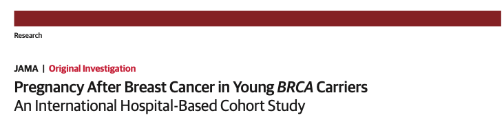 New research in JAMA offers comforting insights for BRCA-positive breast cancer survivors considering pregnancy. The study, involving 4732 survivors, shows reassuringly positive outcomes—healthy pregnancies and unchanged cancer outcomes. jamanetwork.com/journals/jama/…