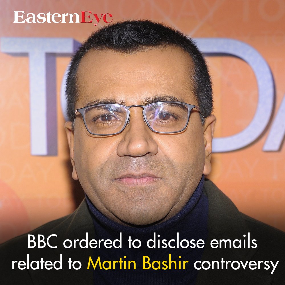EasternEye's tweet image. BBC ordered to disclose emails related to Martin Bashir controversy
Read more-easterneye.biz/bbc-martin-bas…
#BBCControversy
#MartinBashir
#EmailDisclosure
#MediaEthics
#JournalismScandal
#TransparencyDemand
#InvestigativeJournalism
#MediaAccountability
#BBCProbe