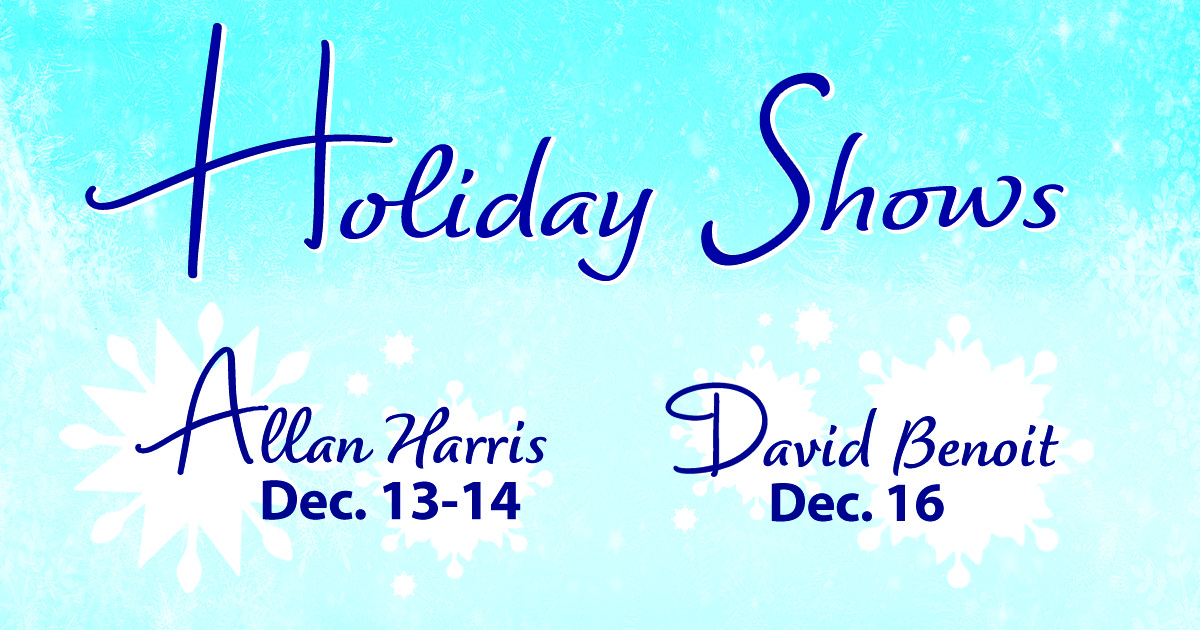 ❄️ ENJOY A WEEK OF HOLIDAY SHOWS!

🎸Allan Harris: A Nat King Cole Christmas
Wed/Thu, Dec 13-14 at 7pm

🎹David Benoit Christmas Tribute to Charlie Brown
Sat, Dec 16 at 8pm

Tickets at carpenterarts.org.

#carpenterarts #longbeach