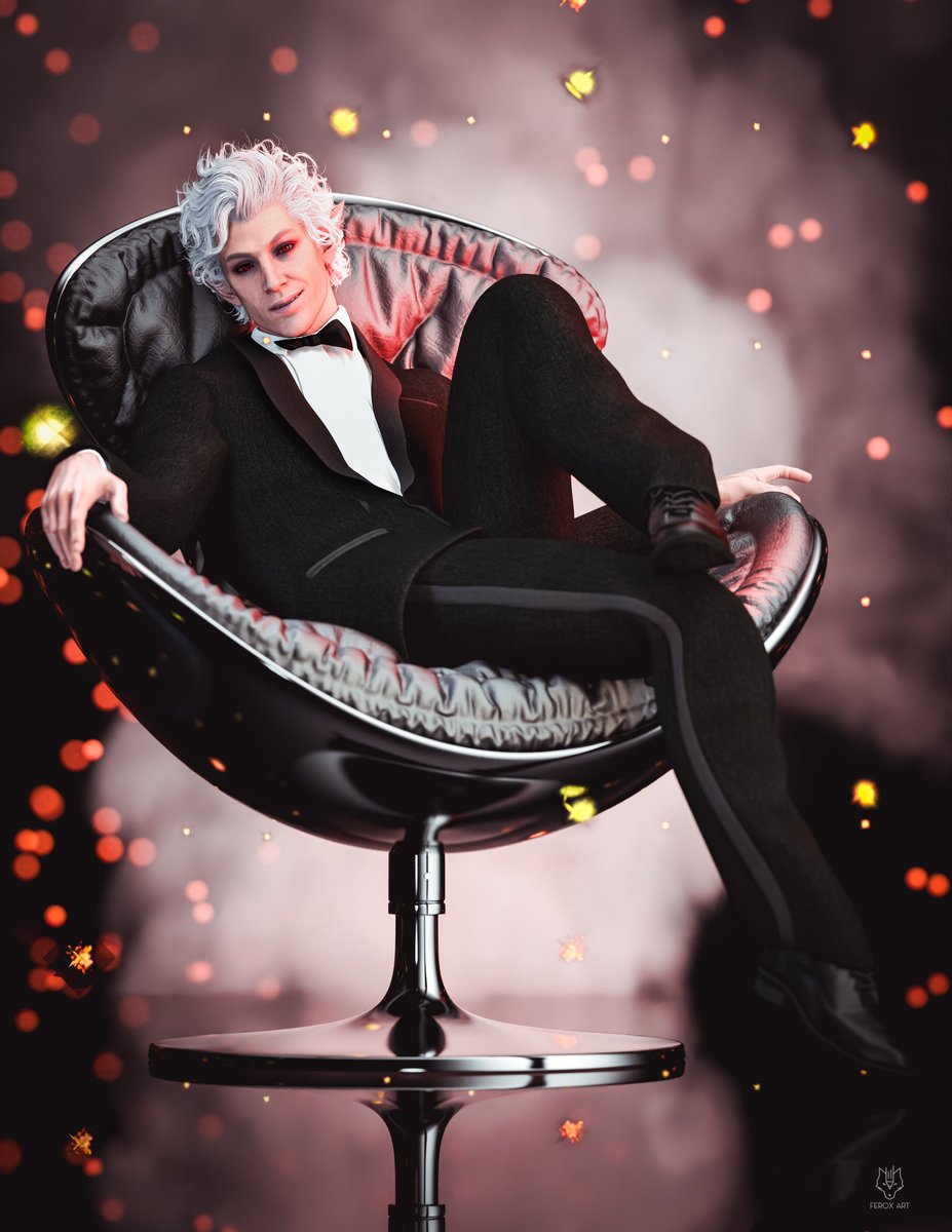 DigitalFerox's tweet photo. Gentleman Astarion in a suit 
some alternative versions :3
3D Render by me (Daz3D)
Model by DazCover

#astarion #bg3 #baldursgate3 #3drender #daz3d https://t.co/1J6XDMrmMw