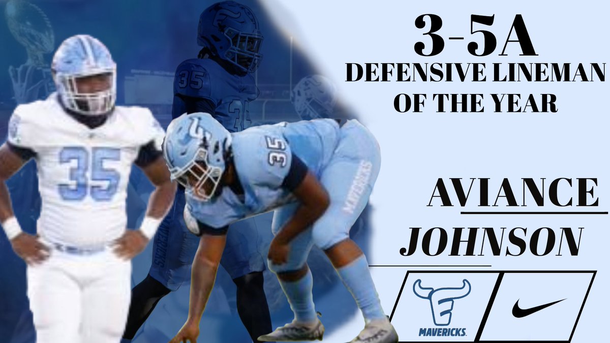 District 3-5A DII Defensive Lineman of The Year Chosen as The Top D-Lineman in the District