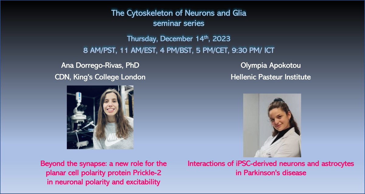 Biljana Ermanoska (@biljana_erman) on Twitter photo #nCyto is back for the last time this year. Join us this coming Thursday to hear Ana's and Olympia's science.
<a href="/S_Bodakuntla/">Satish Bodakuntla</a>
<a href="/Meng2Fu/">Meng-meng Fu</a>
<a href="/ShahrnazKemal/">Shahrnaz Kemal</a>
<a href="/adorrego_r/">Аnа Dorrego Rivas</a> #nCyto is back for the last time this year. Join us this coming Thursday to hear Ana's and Olympia's science.
<a href="/S_Bodakuntla/">Satish Bodakuntla</a>
<a href="/Meng2Fu/">Meng-meng Fu</a>
<a href="/ShahrnazKemal/">Shahrnaz Kemal</a>
<a href="/adorrego_r/">Аnа Dorrego Rivas</a>
