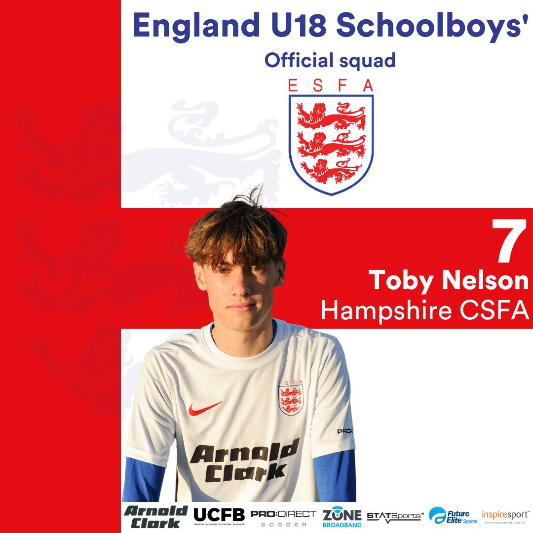 Our very own Toby Nelson has been selected to represent his country! Congratulations Toby & we look forward to keeping an eye and attending games to support you 🔴🔵⚪️