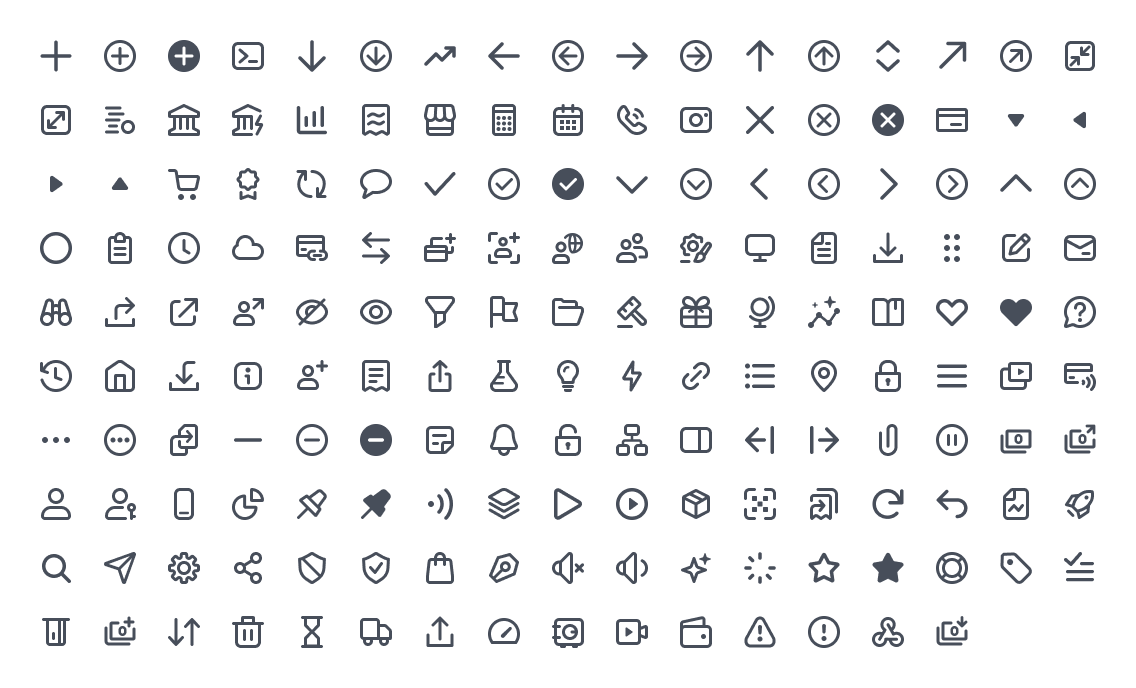 Last week, we launched a new set of icons for <a href="/stripe/">Stripe</a>'s dashboard. It's the culmination of years of work, and I couldn't be more proud of the team — especially <a href="/hugobaeta/">Hugo Baeta</a> and <a href="/SlexAxton/">Alex Sexton</a>. Here's a thread with some of my favorite details ...