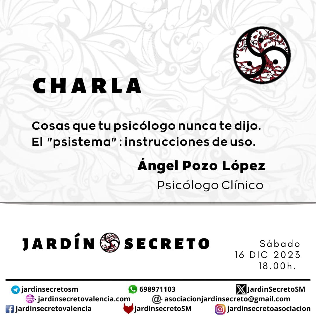 Este sábado, nos ponemos en manos de Ángel Pozo. Te lo vas a perder?