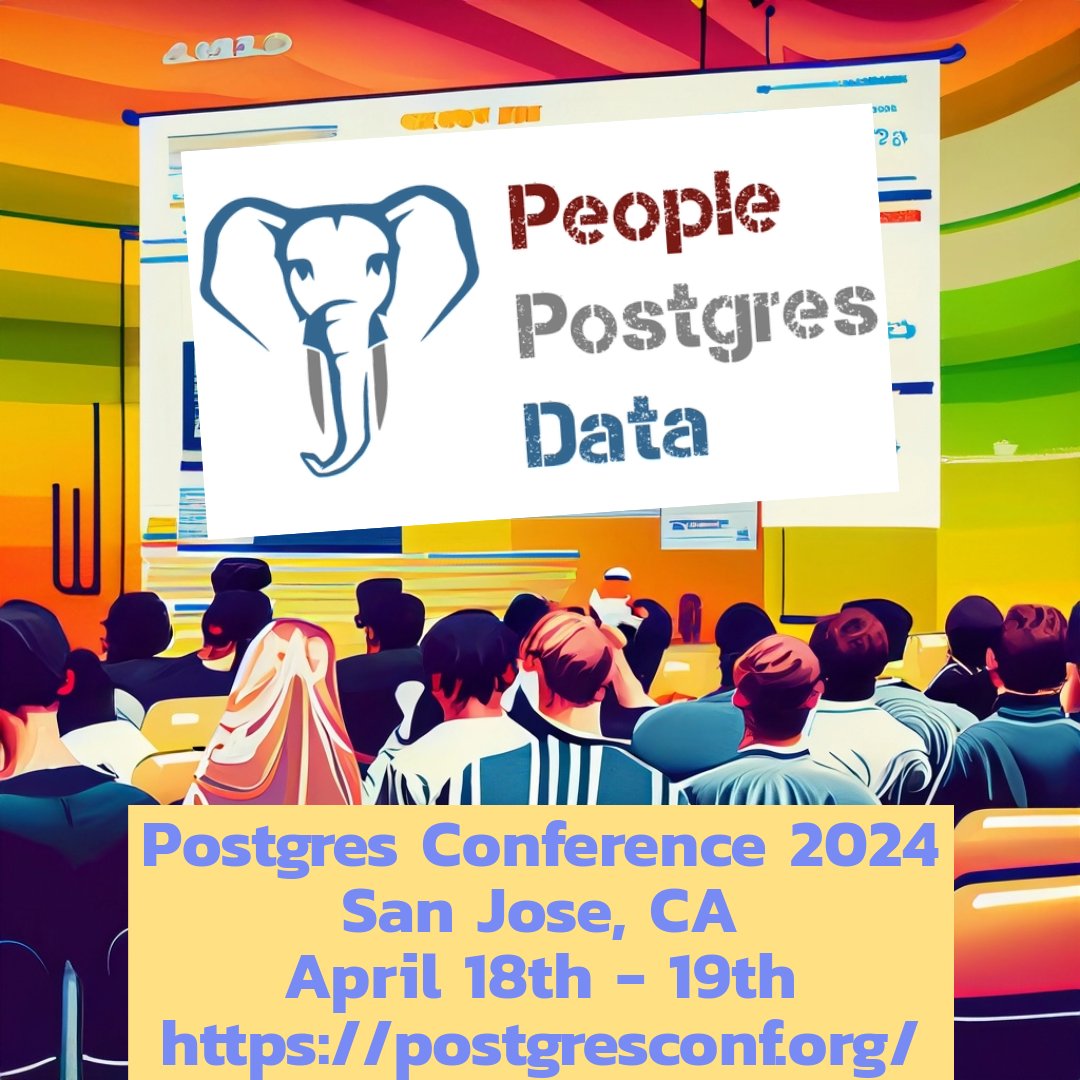 postgresconf's tweet image. The #PostgresConference of the year is coming up fast! Our #callforpapers is open, as is #earlybird tickets and #callforsponsors. Do not let this opportunity pass you by!
postgresconf.org
#postgresql
#postgres
#opensource
#ecosystem
#confernece
#techconference
#databases