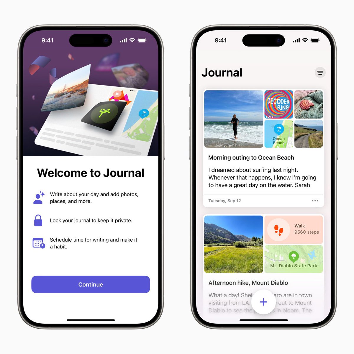 New in iOS 17.2: • Journal app • Translate option for the Action Button • change default notification sound and haptic • Spatial video capture on iPhone 15 Pro • Catch-up arrow on iMessage • Apple Music Favorites playlist • Contact key verification • Bug fixes #iOS172