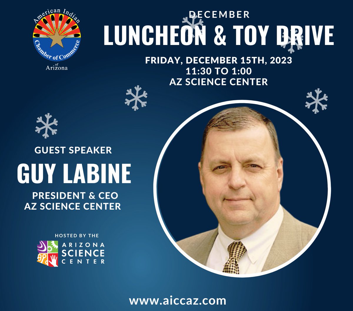 🎁TOY DRIVE🎁To benefit <a href="/PhxIndCenter/">Phx Indian Center</a> Register aiccaz.com/event-list#!ev… <a href="/azsciencecenter/">Arizona Science Center</a> <a href="/nativehealthphx/">NativeHealthPhoenix</a> <a href="/ITCAOnline/">Inter Tribal Council of Arizona</a> <a href="/AICCAz/">American Indian Chamber of Commerce of AZ</a>