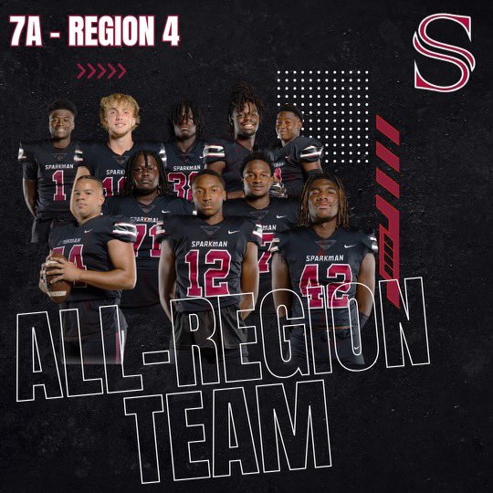 Congratulations to these student-athletes for making the 7A Region 4 All Region Team! Great job gentlemen! #RARE <a href="/SparkmanAD/">Sparkman Athletics</a>