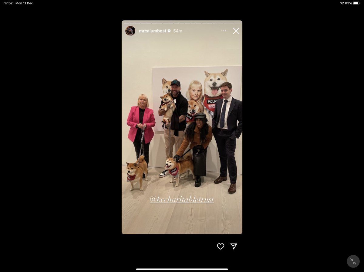 Rosie stole someone’s heart today at the <a href="/KennelClubTrust/">The Kennel Club Charitable Trust</a> @rankinphoto dogs at the <a href="/saatchi_gallery/">Saatchi Gallery</a> ❤️ 🐾 🐾 x
#callumbest