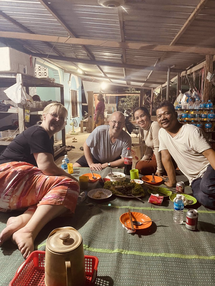 Dinner with locals in Siem Reap. Bon appetit! #travel #experience #culturalimmersion #cambodia #siemreap #likelocal #traveler #USA #Europe #Australia #startup
