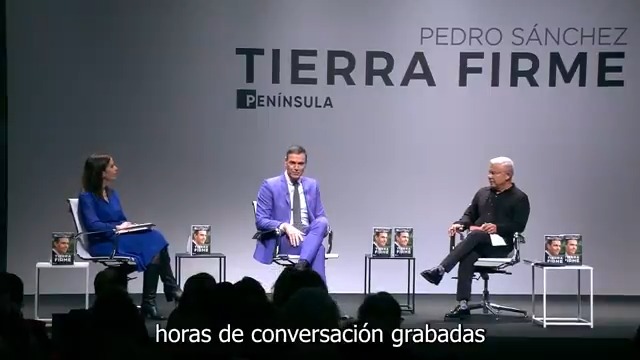 Sánchez vuelve a publicar un libro: ahora llega 'Tierra firme