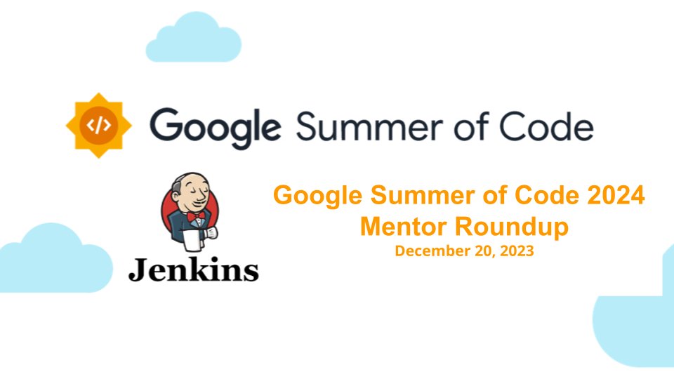 Join us on Dec 20 for an online meetup to discuss how you could contribute to #Jenkins in @Google Summer of Code as a mentor. RSVP at meetup.com/jenkins-online…