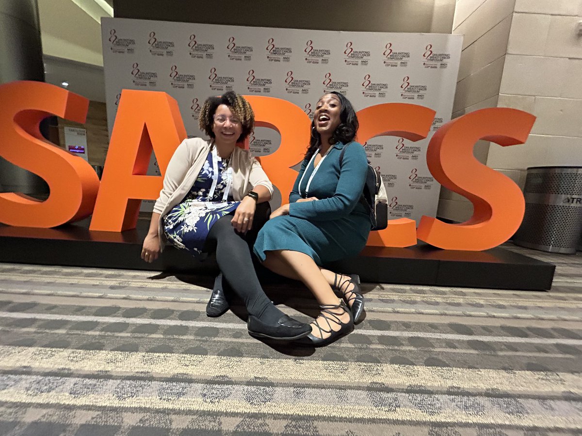 Mya Roberson, MSPH, PhD (@myalroberson) on Twitter photo Attending #SABCS23 last week was such a wonderful way to close out this year’s conferencing. Saw colleagues old and new, presented with my sheroes <a href="/LesleyKailani/">Lesley Kailani Glenn</a> and Laura <a href="/Touch4LifeInc/">Touch4LifeInc</a>, and had some pure Black girl joy chopping it up with <a href="/NeNe_LaShaun/">Arnethea L. Sutton, PhD</a>. Til next year! Attending #SABCS23 last week was such a wonderful way to close out this year’s conferencing. Saw colleagues old and new, presented with my sheroes <a href="/LesleyKailani/">Lesley Kailani Glenn</a> and Laura <a href="/Touch4LifeInc/">Touch4LifeInc</a>, and had some pure Black girl joy chopping it up with <a href="/NeNe_LaShaun/">Arnethea L. Sutton, PhD</a>. Til next year!