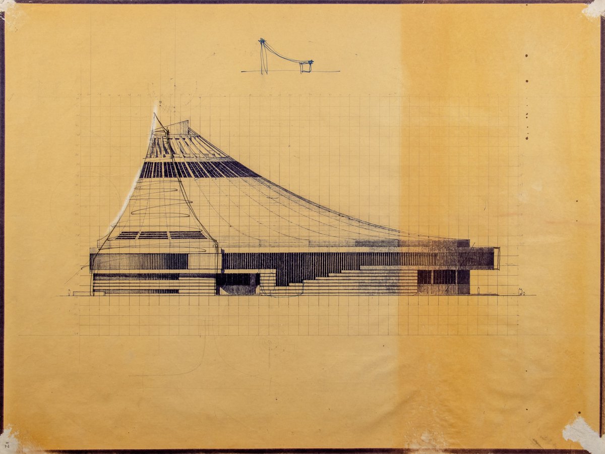 ElMuseoSoumaya's tweet image. En el Museo Soumaya-Plaza Loreto encontrarás los planos y trazos de la #Basílica de #Guadalupe, diseñada por #PedroRamírezVázquez en colaboración con fray Gabriel Chávez de la Mora y José Luis Benlliure.

¿#SabíasQue su construcción inició un 12 de diciembre de 1974?