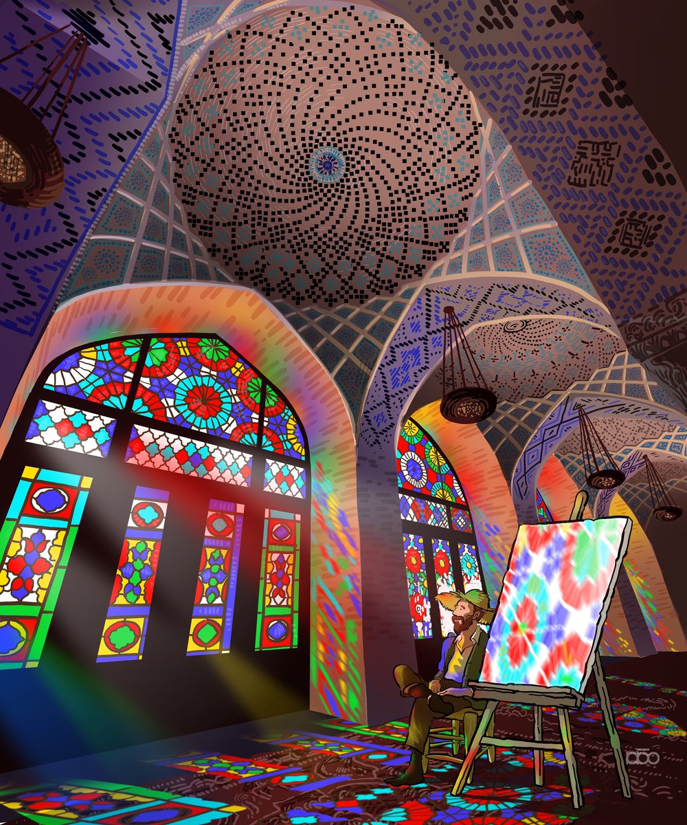 #alirezakarimimoghadam #iran #vangogh #illusrtationartist