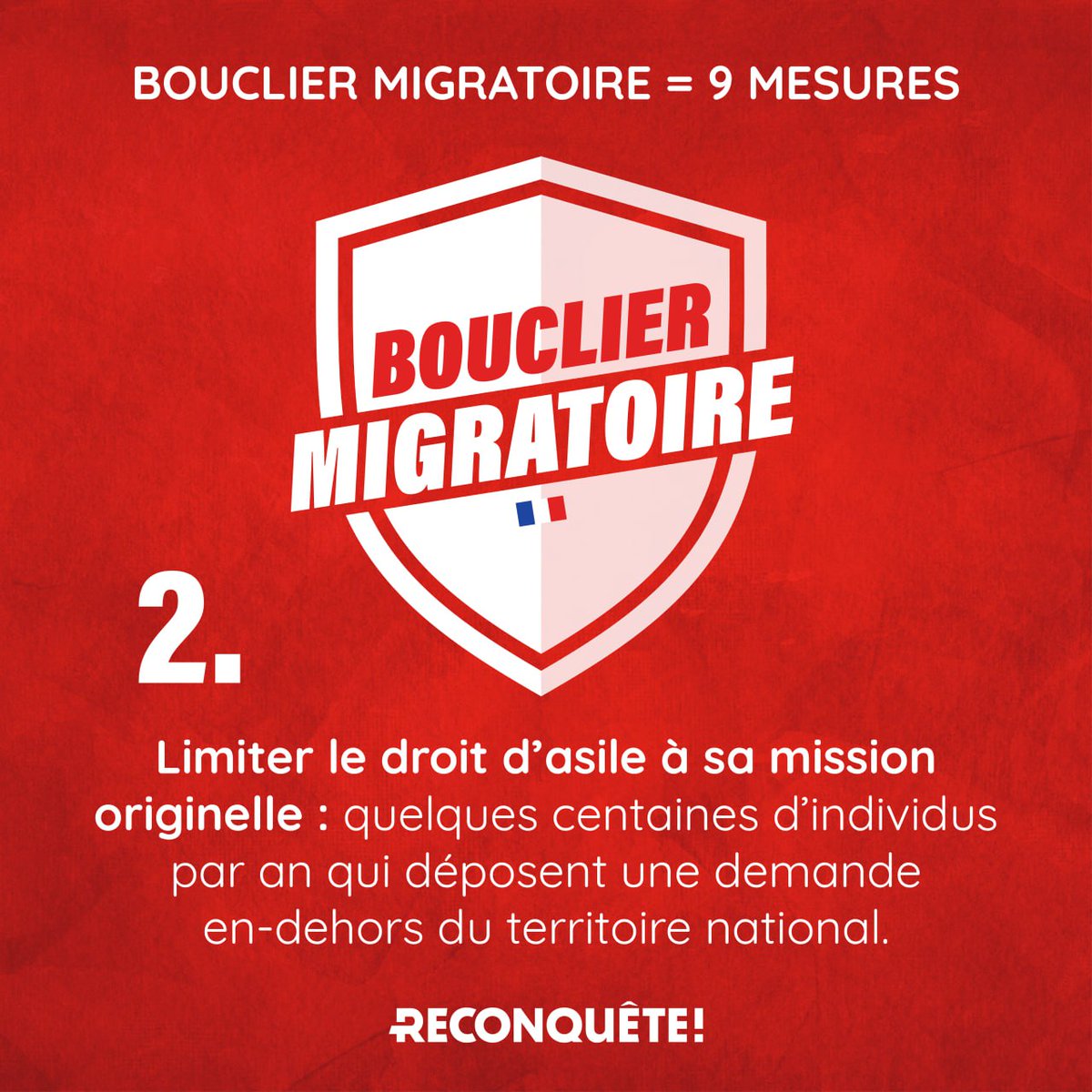 #MotionDeRejet
#Reconquete 
#ZemmourPresident 
#BouclierMigratoire