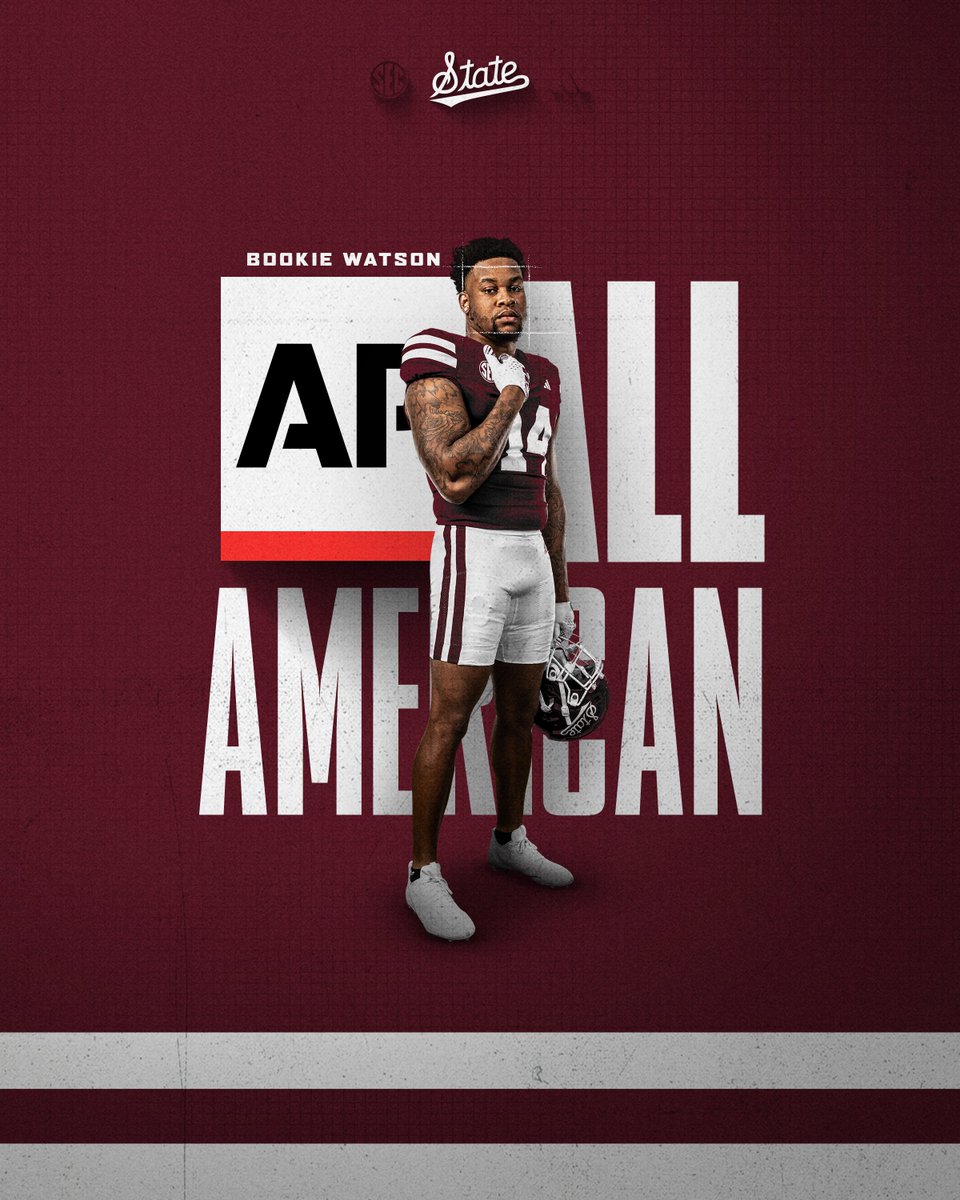 Mississippi State Football (@hailstatefb) on Twitter photo The awards keep rolling in for Bookie!
<a href="/Nathaniel_ATH/">Nathaniel Watson</a> has been named an 𝗔𝗣 𝗔𝗹𝗹-𝗔𝗺𝗲𝗿𝗶𝗰𝗮𝗻!
#HailState🐶 The awards keep rolling in for Bookie!
<a href="/Nathaniel_ATH/">Nathaniel Watson</a> has been named an 𝗔𝗣 𝗔𝗹𝗹-𝗔𝗺𝗲𝗿𝗶𝗰𝗮𝗻!
#HailState🐶