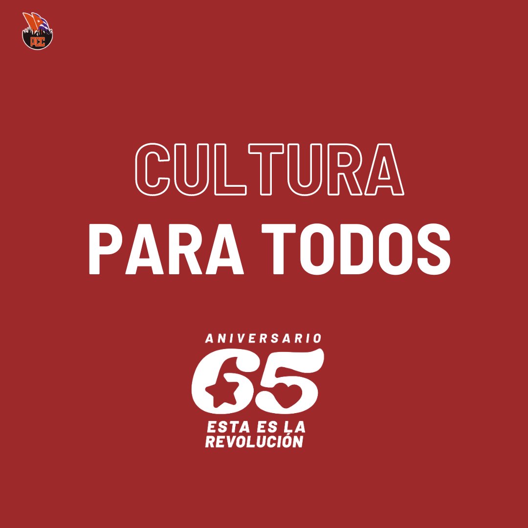 #CulturaParaTodos
#EstaEsLaRevolucion 
#ProvinciaGranma