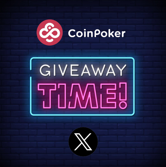 🚨#Giveaway Alert (5 x $100)!!🚨

🍀🍀 Feeling lucky? Enter our Winter Warmer Giveaway for a shot at winning one of the 5 x $100 Tickets! 🤑

How to participate?
1⃣ Follow <a href="/CoinPoker_OFF/">CoinPoker</a>
and...
2⃣ Like and RT this post
and...
3⃣ Comment with your CoinPoker username

What are the