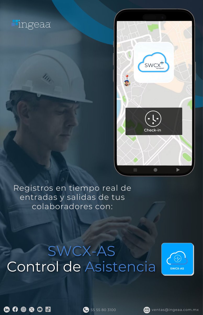 ingeaamexico's tweet image. Conoce las funcionalidades que tiene el Control de Asistencia para ti.✅

#ControlDeAsistencia #tecnología #programasderrhh  #softwaredegestión #Acceso #Sistemas #biométricos #México #reportes #reportespersonalizados #LATAM #GestióndePersonal #GestiónHumana #SistemaCloud