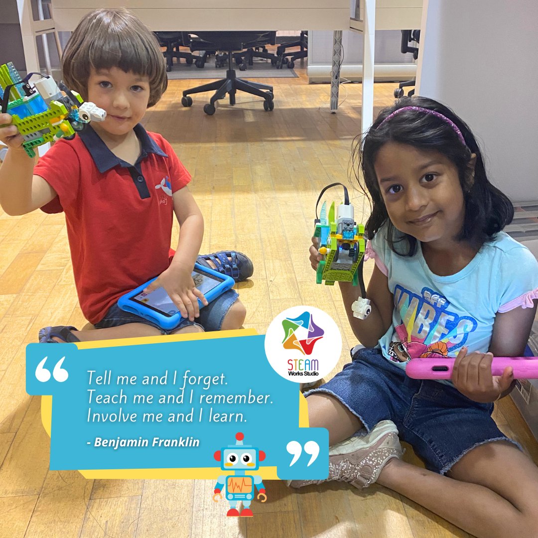 steamworks_ab's tweet photo. Fueling young minds through STEAM Education– where learning becomes a thrilling journey, not just a lesson! Here, hands-on experiences are the dynamic building blocks of creativity, problem-solving, &amp; a lifelong love for knowledge + learning! #quoteoftheday #mondaythoughts #STEAM https://t.co/6LS2Q1CbWI