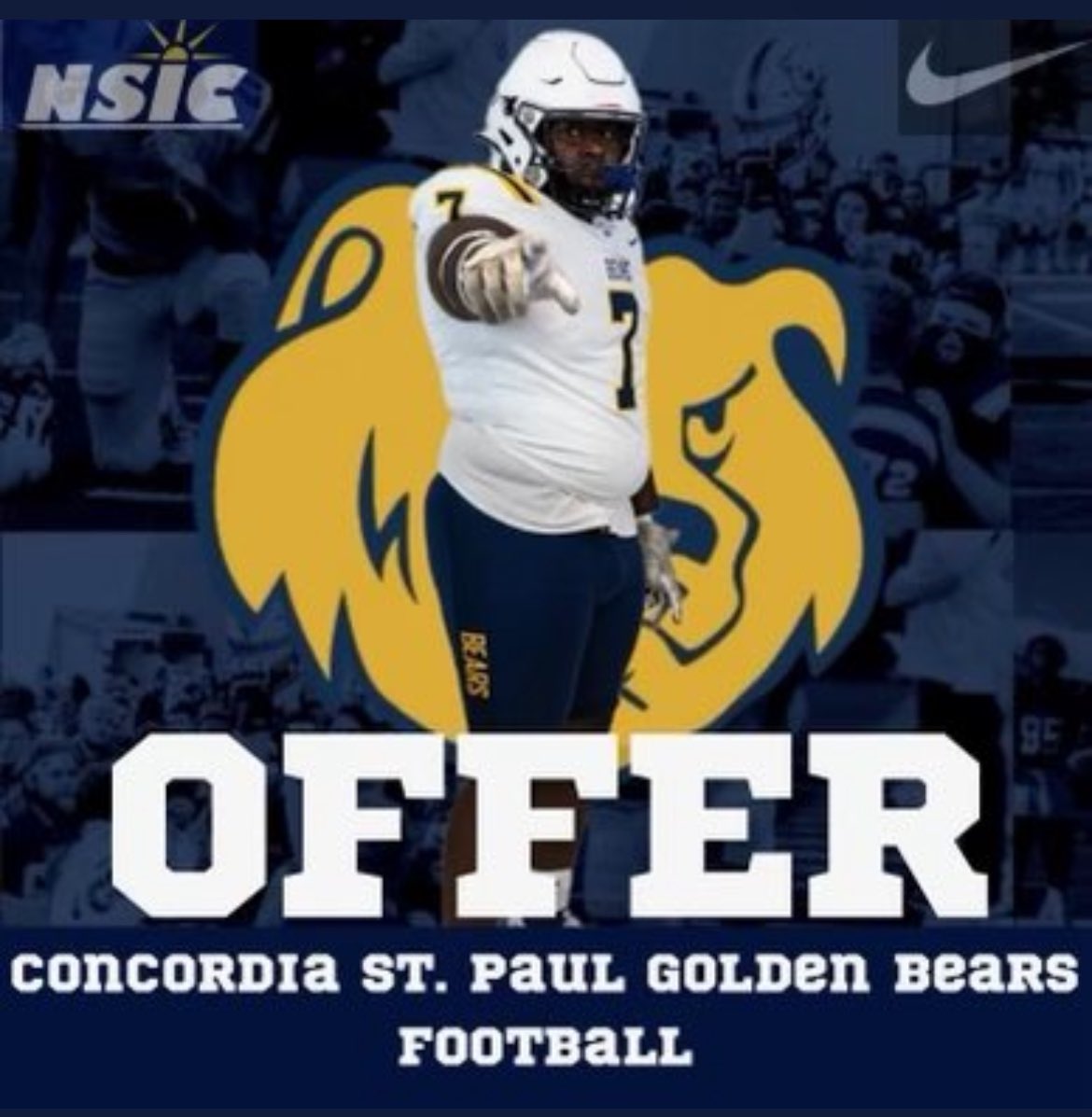 Blessed to receive a offer From Concordia Saint-Paul @CoachLerf @AC_MCK @TerrenceIsaac1 @CoachWilk_ @Ltatum46