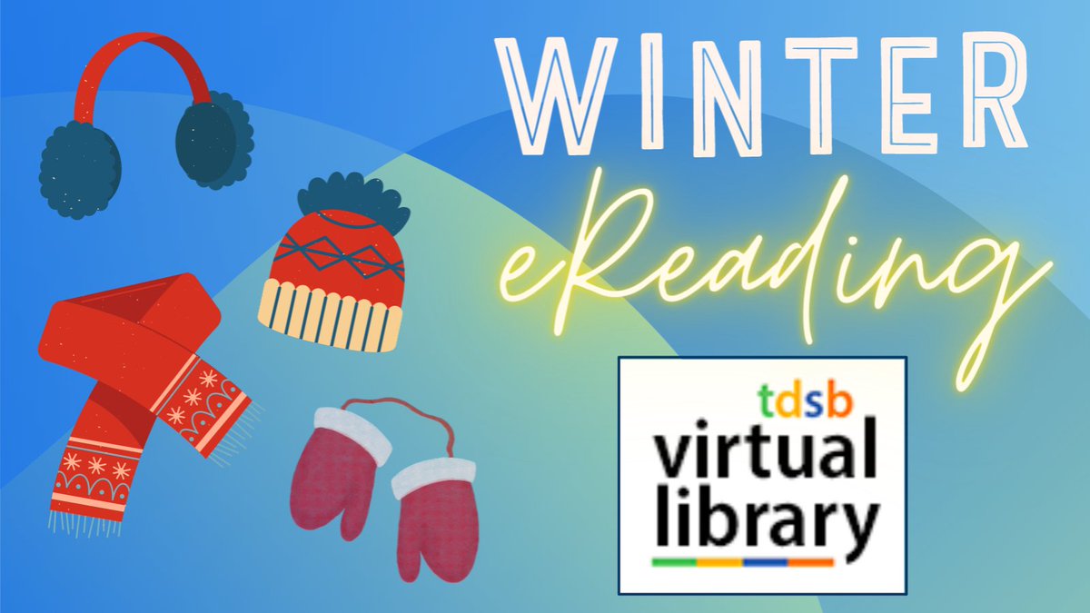 Curling up with an eBook this winter break? Don’t forget to visit your VL! Settle in with a story on Destiny, TumbleBook, or Capstone. En français? Try ProQuest, Pearson, or Crabtree. Need nonfiction? Visit Big Timber and PebbleGo. Happy eReading! tdsb.on.ca/library