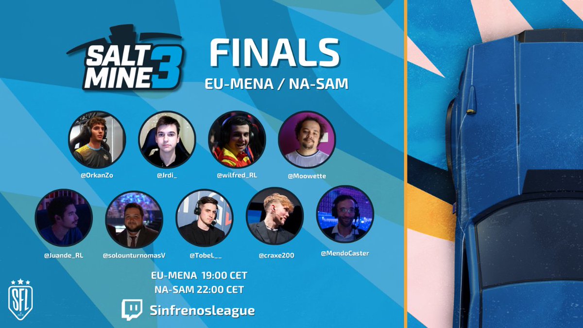 🔵 SALT MINE 3

Desde la SFL os traemos el torneo <a href="/JohnnyBoi_i/">John MacDonald</a> en español para toda la comunidad. Tendremos a un equipo de casters con experiencia y vendrán jugadores de la comunidad a comentar sobre el torneo 🤩

📆 12-13 diciembre
🕛 19:00 EU-MENA | 22:00 NA-SAM