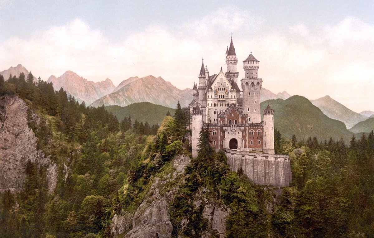 The story of fairy-tale castles is always that some rich guy 'had them built' for someone they loved as a place to retire or whatever - and with no explanation on how they built it. Soap opera theatrics without the logistics.