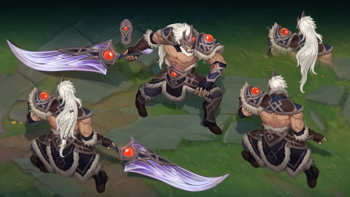 Honour skin for Akshan, Victorious for Tryndamere