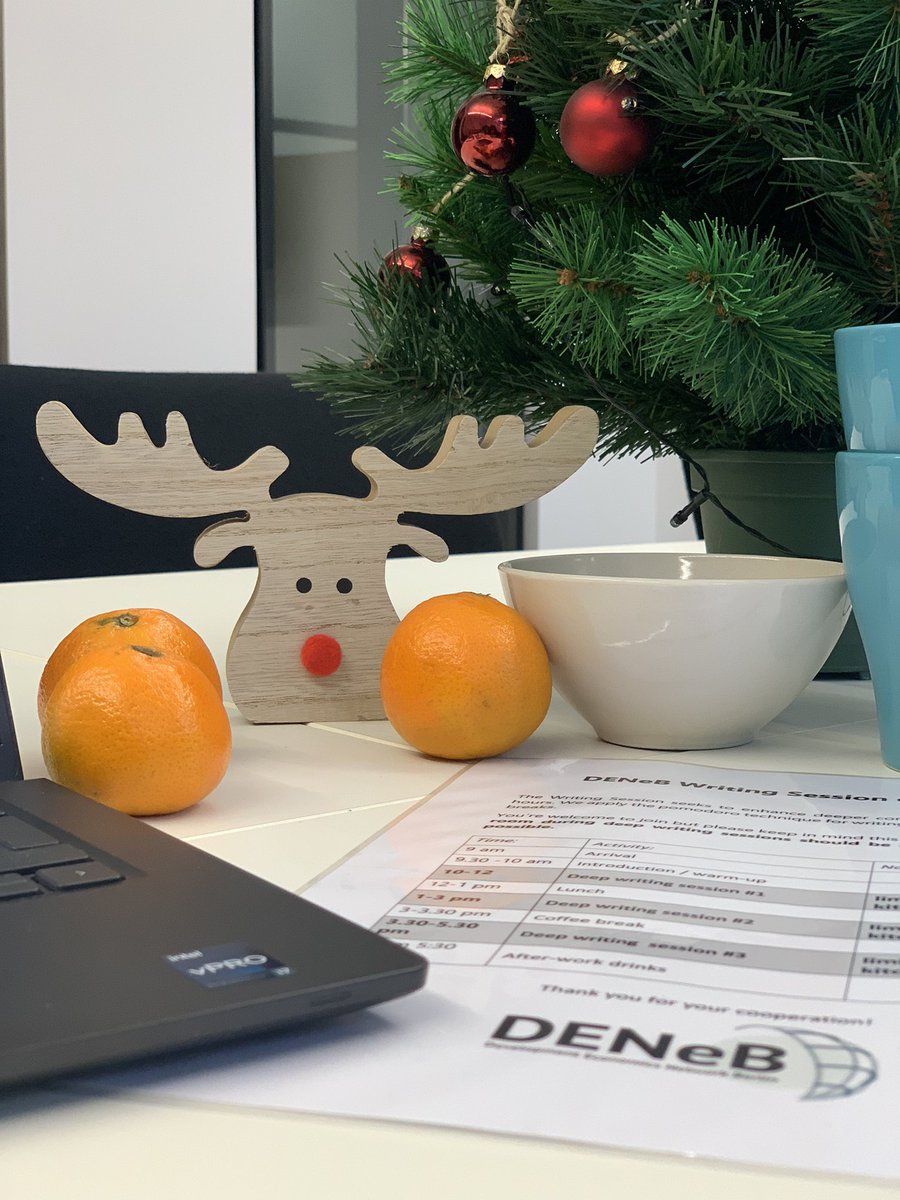 The Christmas edition of our newly established shut-up-and-write format was again very productive - and festive. 🎄