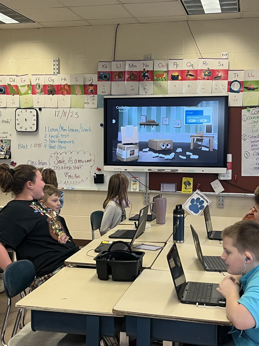 🚀 Blairsville Elementary students took a stellar journey with @CodeJoyEdu! Exploring robot rovers and mastering the art of programming the Finch robot. From wheel speeds to ratios, these young minds are coding the future! 👏 @RVSDSuper @RVSDPanthers @MrHiggRVSD @abc_create